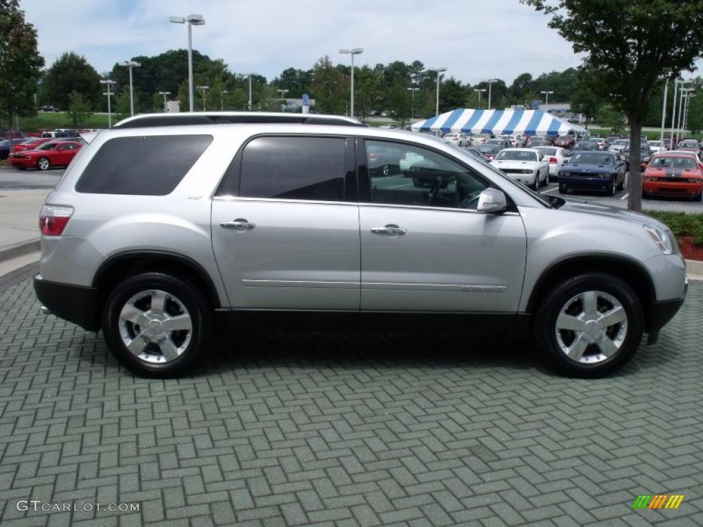 2007 Acadia SLT - Liquid Silver Metallic / Titanium photo #6