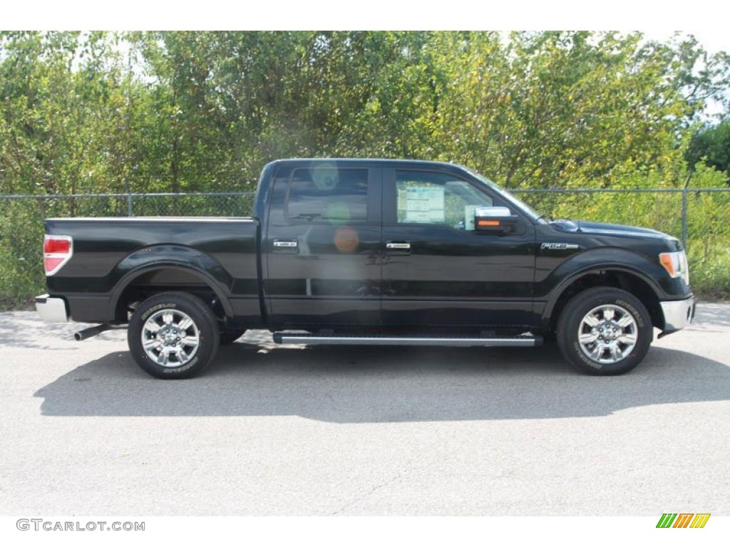 2010 F150 XLT SuperCrew - Tuxedo Black / Black photo #2