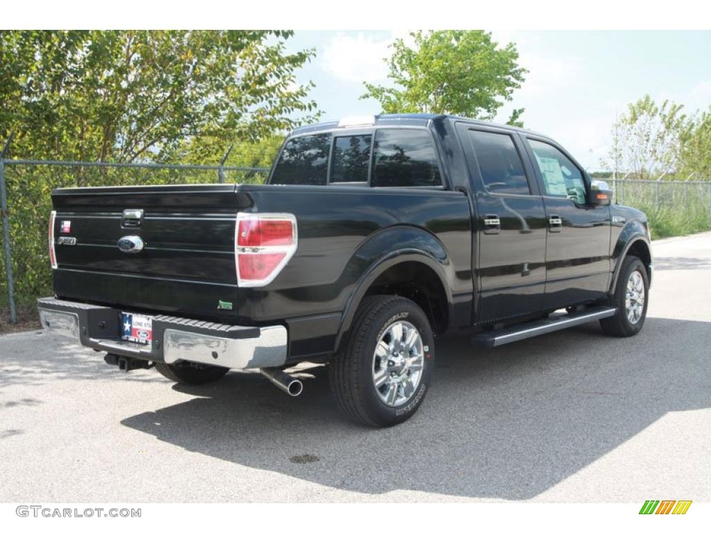2010 F150 XLT SuperCrew - Tuxedo Black / Black photo #3