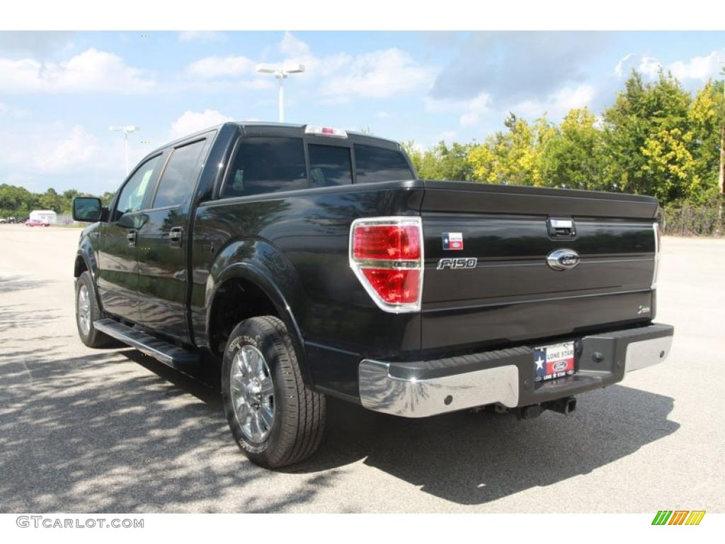 2010 F150 XLT SuperCrew - Tuxedo Black / Black photo #12