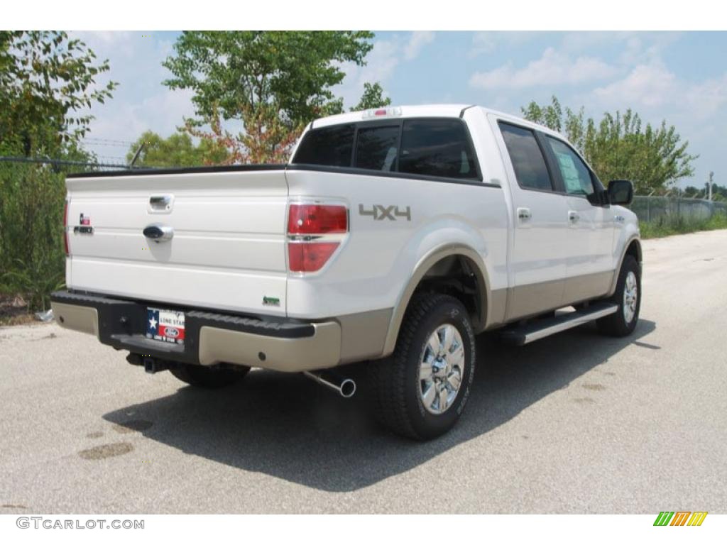 2010 F150 Lariat SuperCrew 4x4 - Ingot Silver Metallic / Black photo #3