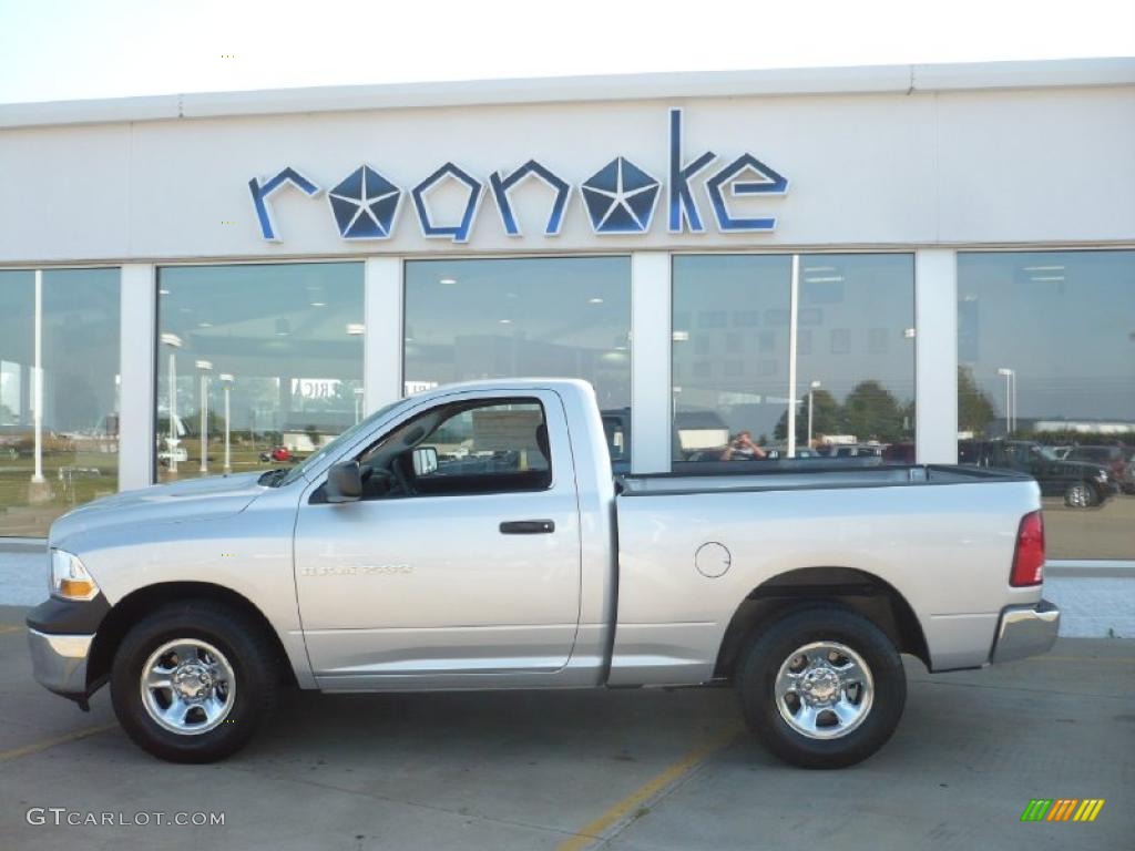 2011 Ram 1500 ST Regular Cab - Bright Silver Metallic / Dark Slate Gray/Medium Graystone photo #1