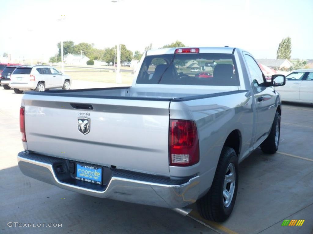 2011 Ram 1500 ST Regular Cab - Bright Silver Metallic / Dark Slate Gray/Medium Graystone photo #4