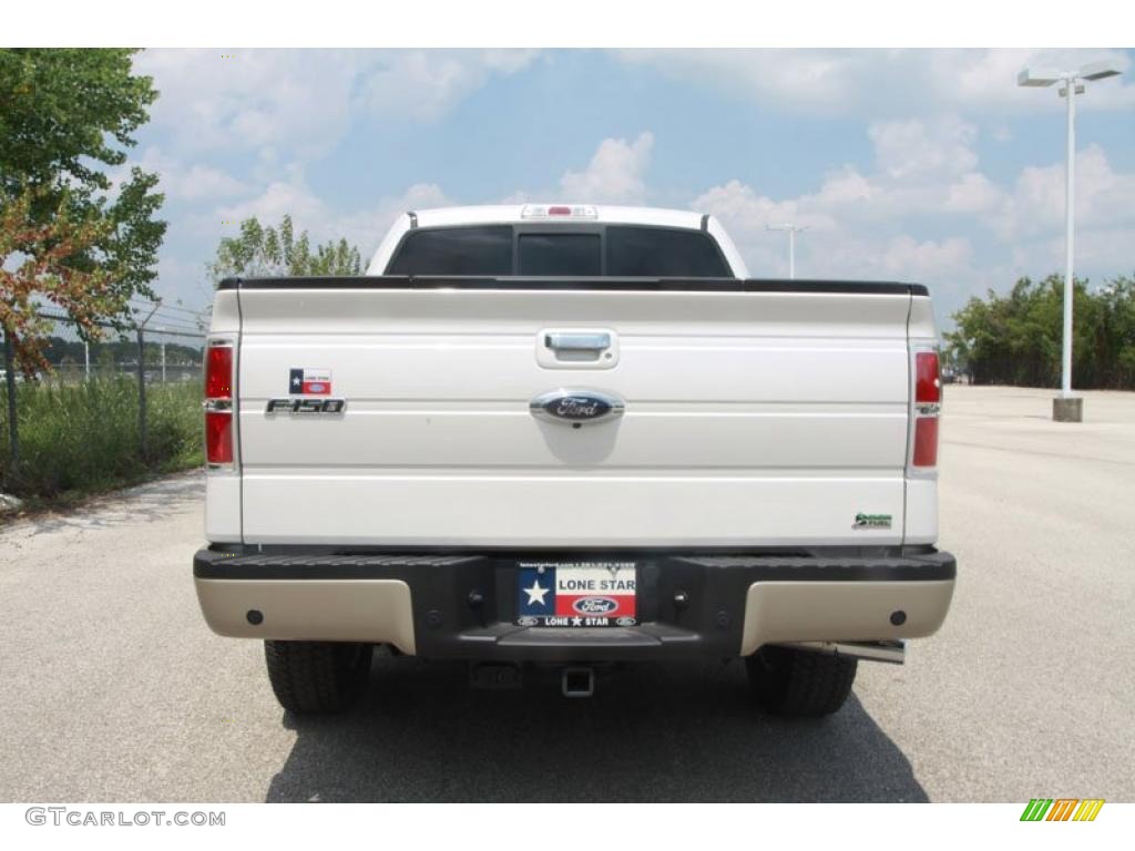 2010 F150 Lariat SuperCrew 4x4 - Ingot Silver Metallic / Black photo #11