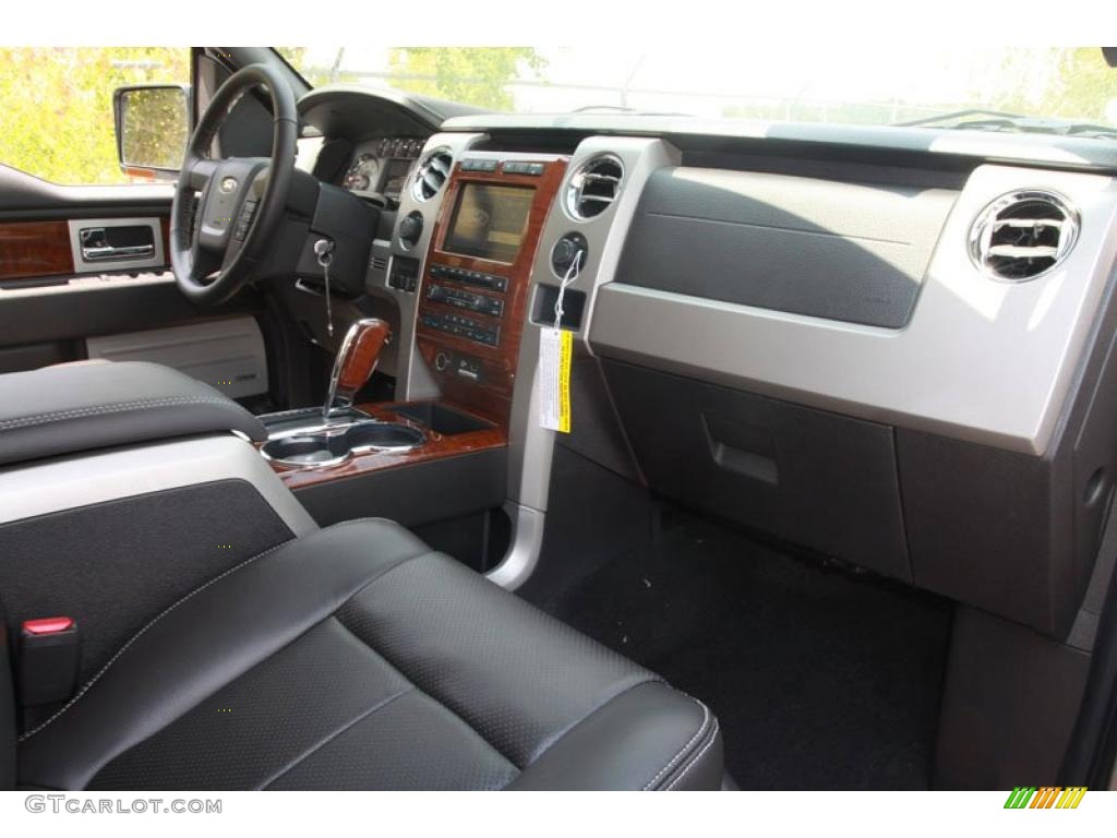 2010 F150 Lariat SuperCrew 4x4 - Ingot Silver Metallic / Black photo #20