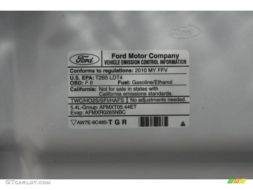 2010 F150 Lariat SuperCrew 4x4 - Ingot Silver Metallic / Black photo #22