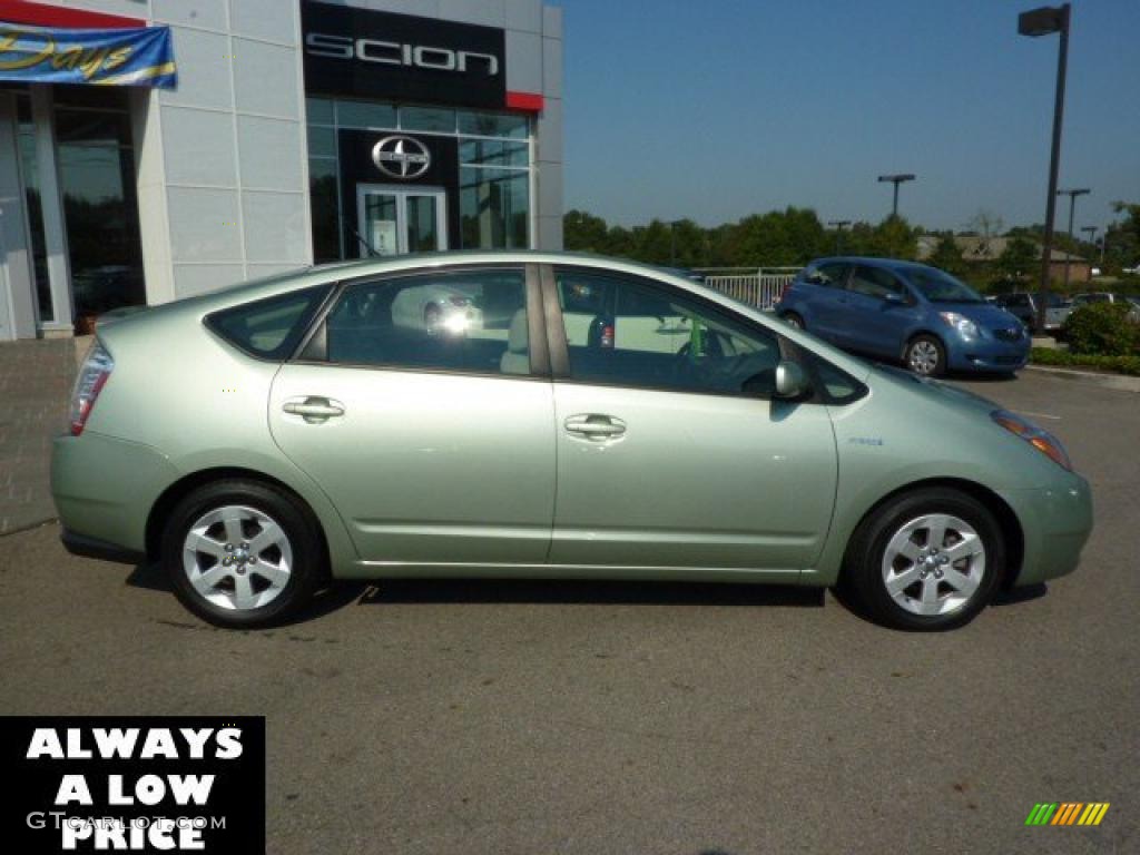 2007 Prius Hybrid - Silver Pine Green Mica / Bisque Beige photo #8