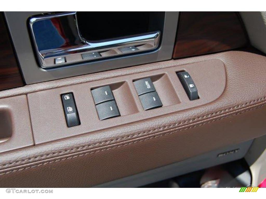 2010 F150 Platinum SuperCrew 4x4 - Red Candy Metallic / Medium Stone Leather/Sienna Brown photo #10