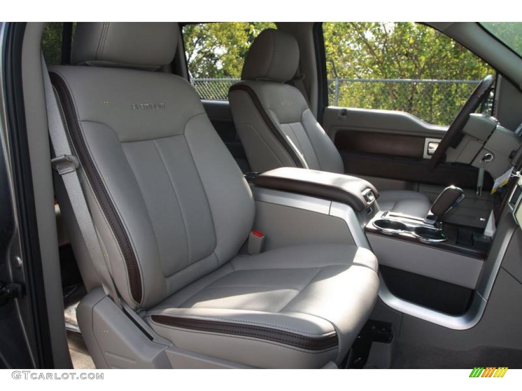 2010 F150 Platinum SuperCrew 4x4 - Sterling Grey Metallic / Medium Stone Leather/Sienna Brown photo #18