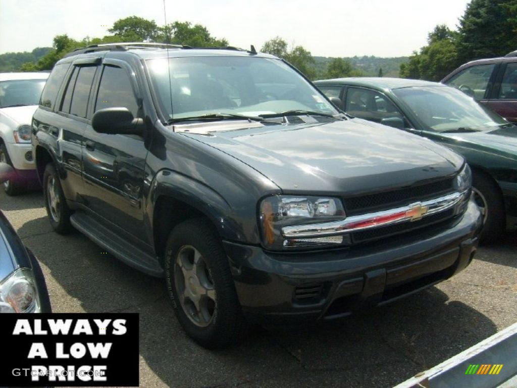 2007 TrailBlazer LT 4x4 - Graphite Metallic / Light Gray photo #1