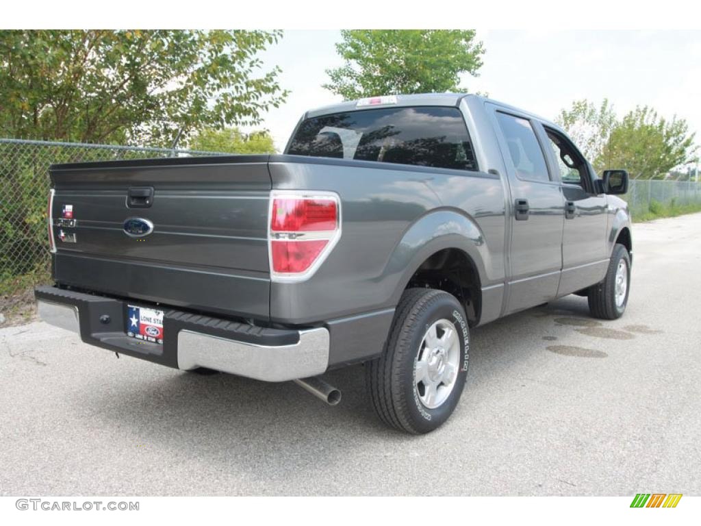 2010 F150 XLT SuperCrew - Sterling Grey Metallic / Medium Stone photo #3