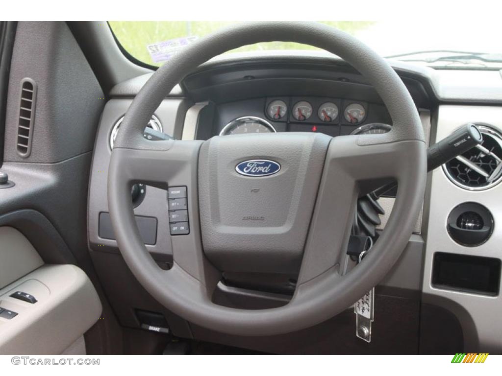 2010 F150 XLT SuperCrew - Sterling Grey Metallic / Medium Stone photo #15