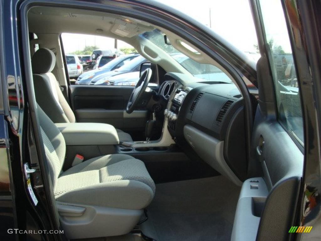 2008 Tundra TRD CrewMax 4x4 - Black / Graphite Gray photo #8