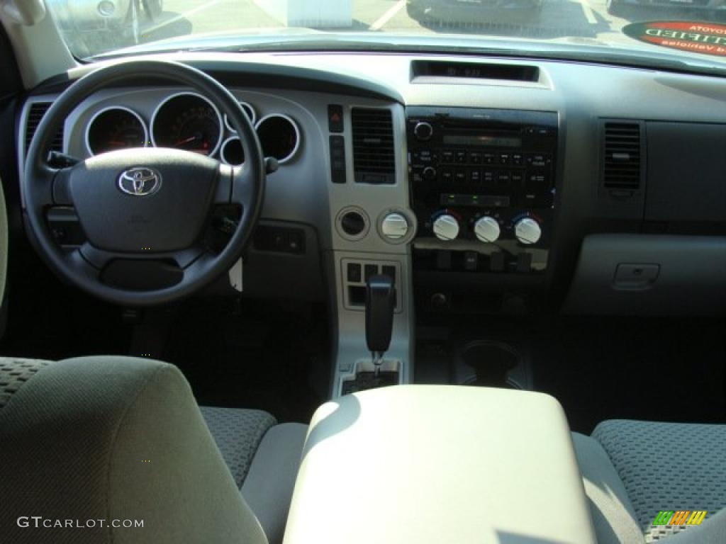 2008 Tundra TRD CrewMax 4x4 - Black / Graphite Gray photo #9