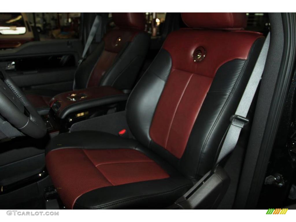 2010 F150 Harley-Davidson SuperCrew 4x4 - Tuxedo Black / Harley Davidson Lava Red/Black photo #5