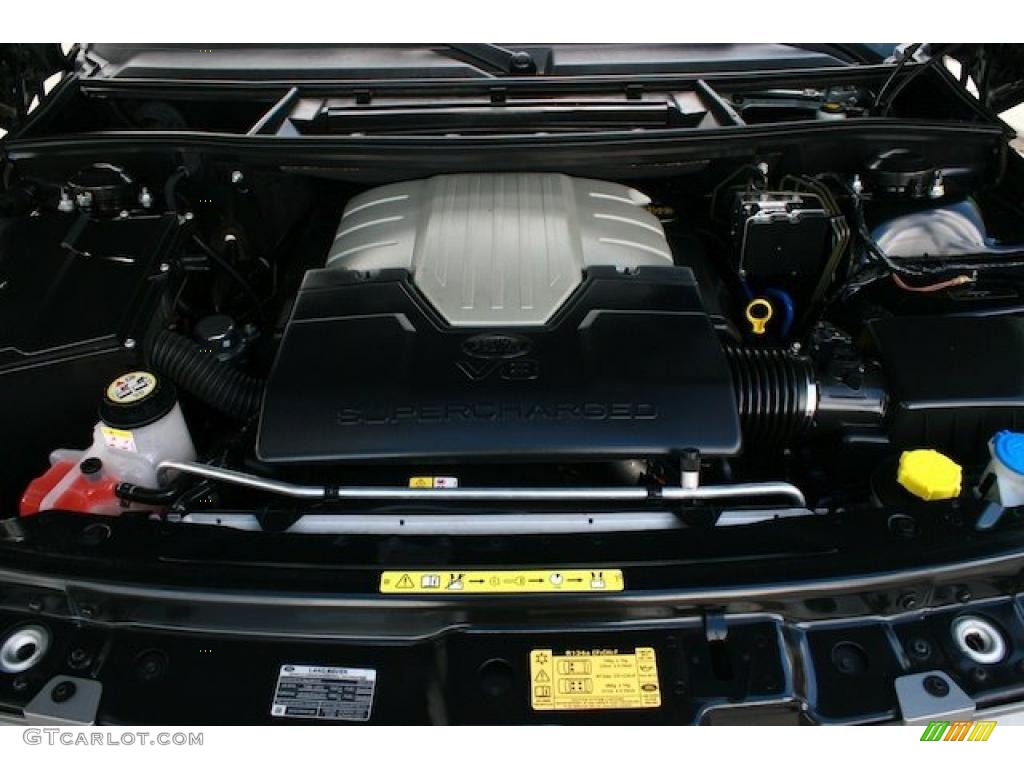 2009 Range Rover Supercharged - Santorini Black Metallic / Jet Black/Jet Black photo #48
