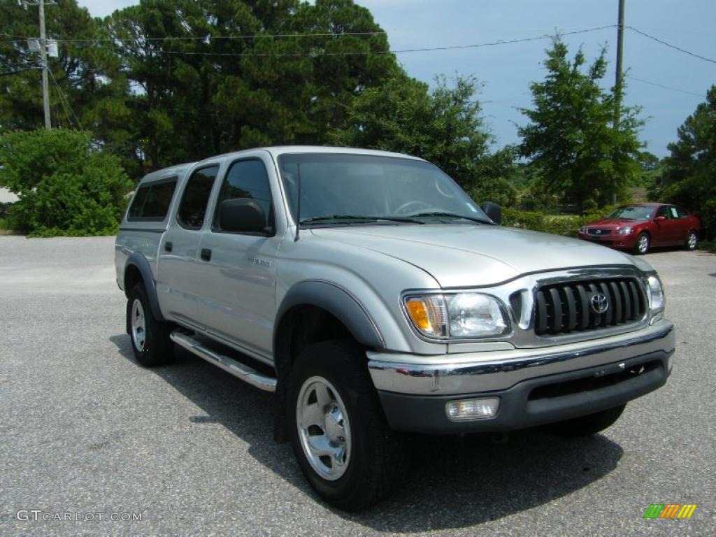 2004 Tacoma V6 PreRunner Double Cab - Lunar Mist Metallic / Charcoal photo #7