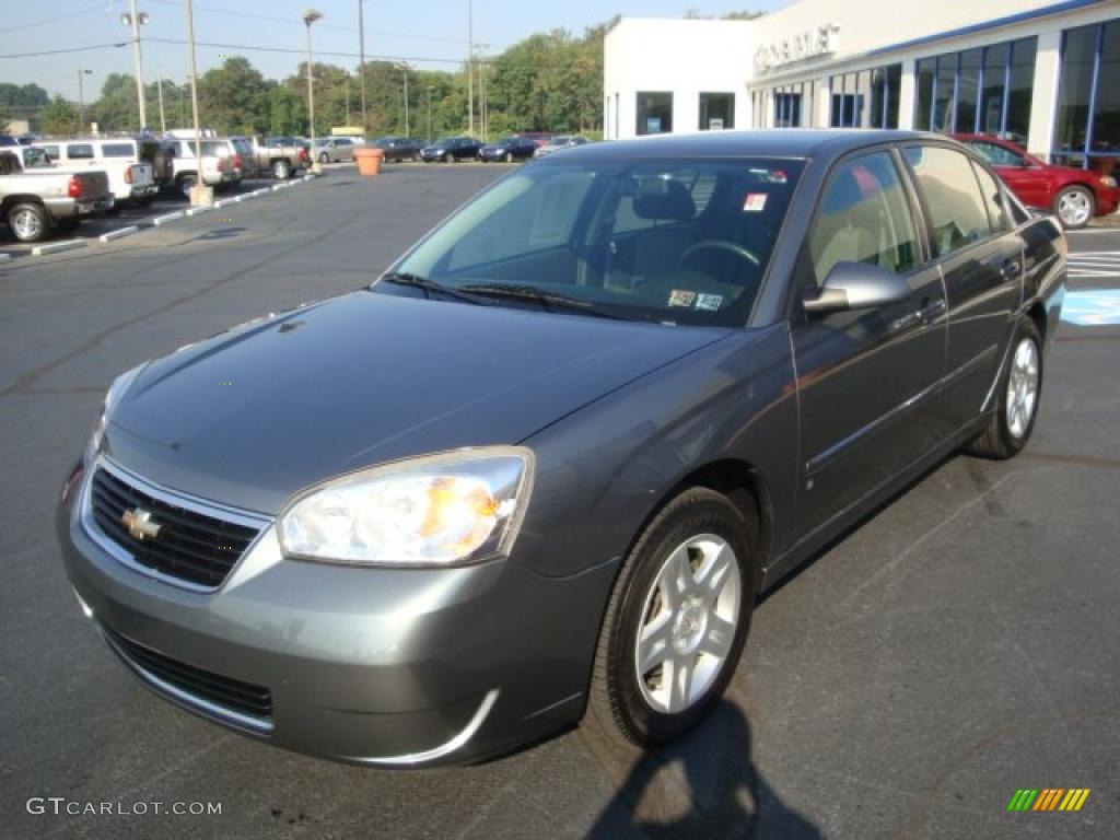 2006 Malibu LT V6 Sedan - Medium Gray Metallic / Ebony Black photo #7