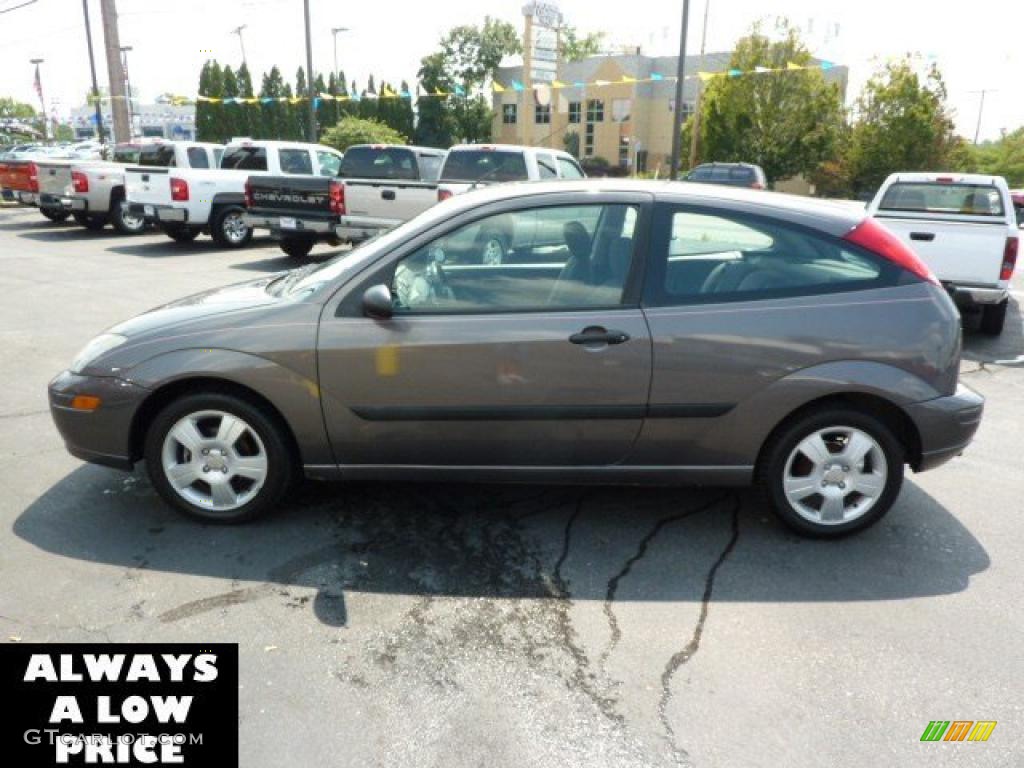 2003 Focus ZX3 Coupe - Liquid Grey Metallic / Dark Charcoal photo #4