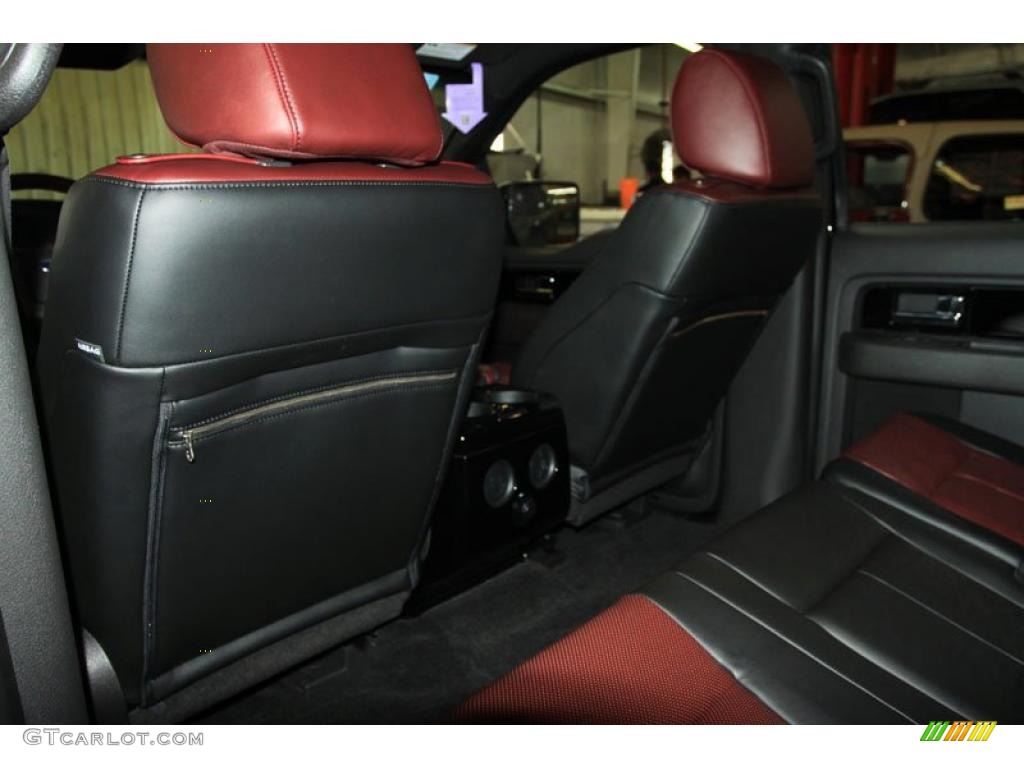 2010 F150 Harley-Davidson SuperCrew - Tuxedo Black / Harley Davidson Lava Red/Black photo #13