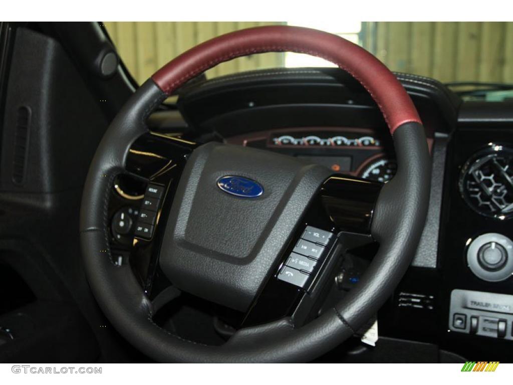 2010 F150 Harley-Davidson SuperCrew 4x4 - Lava Red Metallic / Harley Davidson Lava Red/Black photo #30
