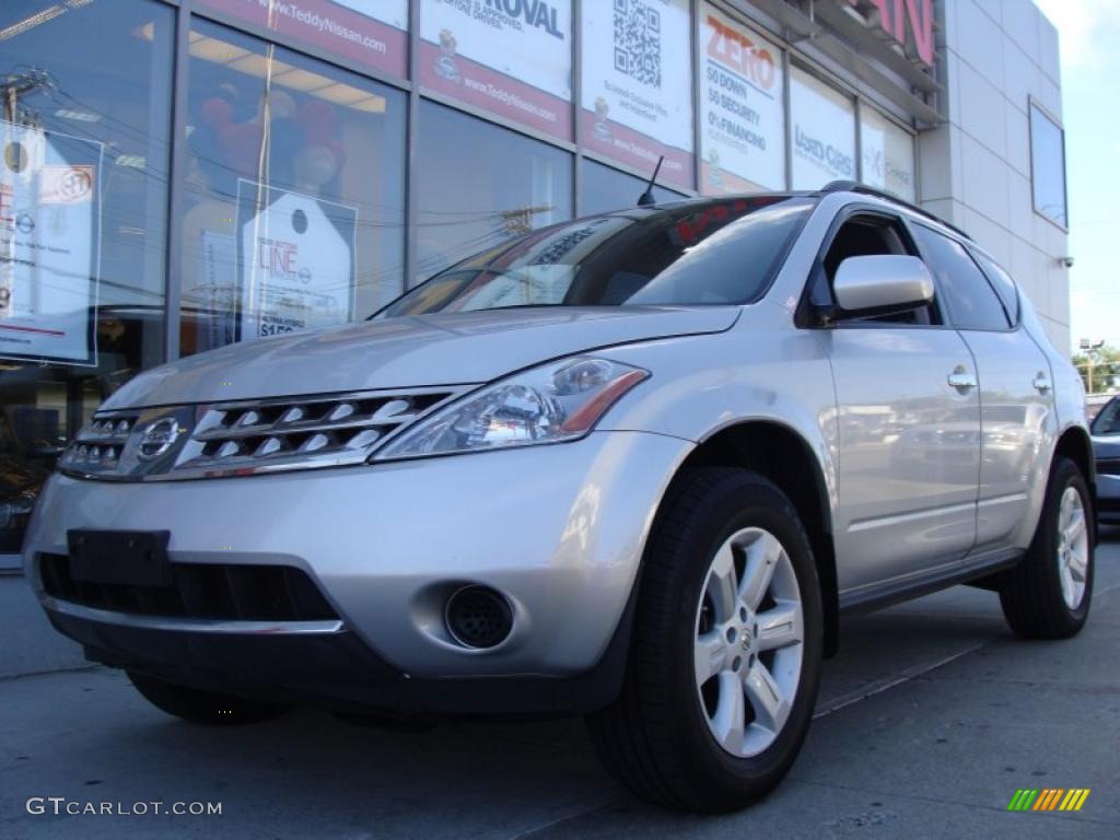 2007 Murano S AWD - Brilliant Silver Metallic / Charcoal photo #4