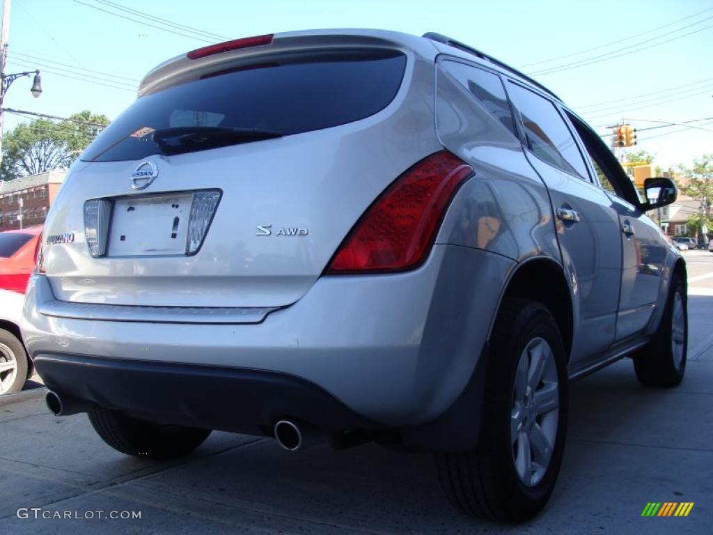 2007 Murano S AWD - Brilliant Silver Metallic / Charcoal photo #7