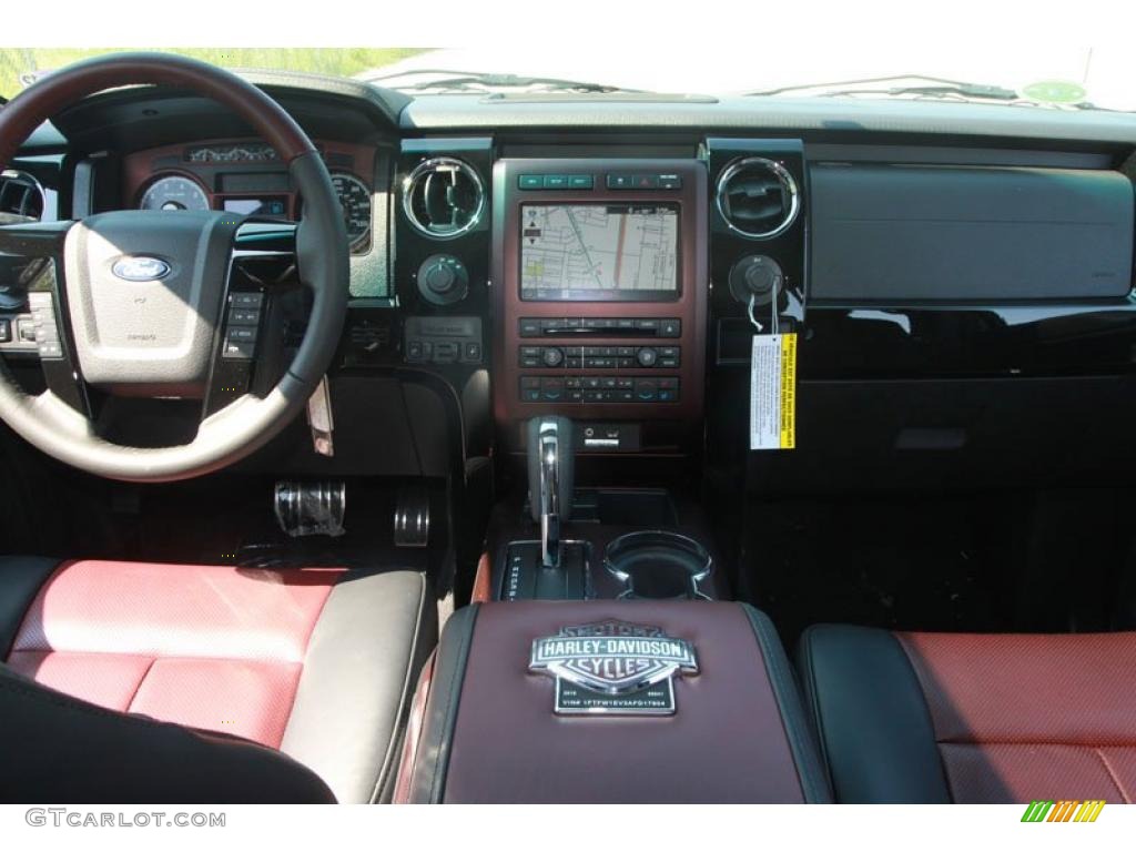 2010 F150 Harley-Davidson SuperCrew 4x4 - Lava Red Metallic / Harley Davidson Lava Red/Black photo #34