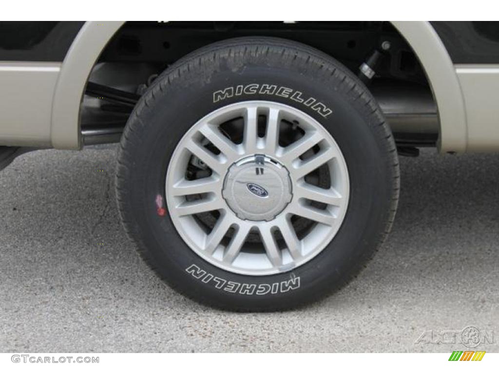 2010 F150 Lariat SuperCrew - Tuxedo Black / Tan photo #10