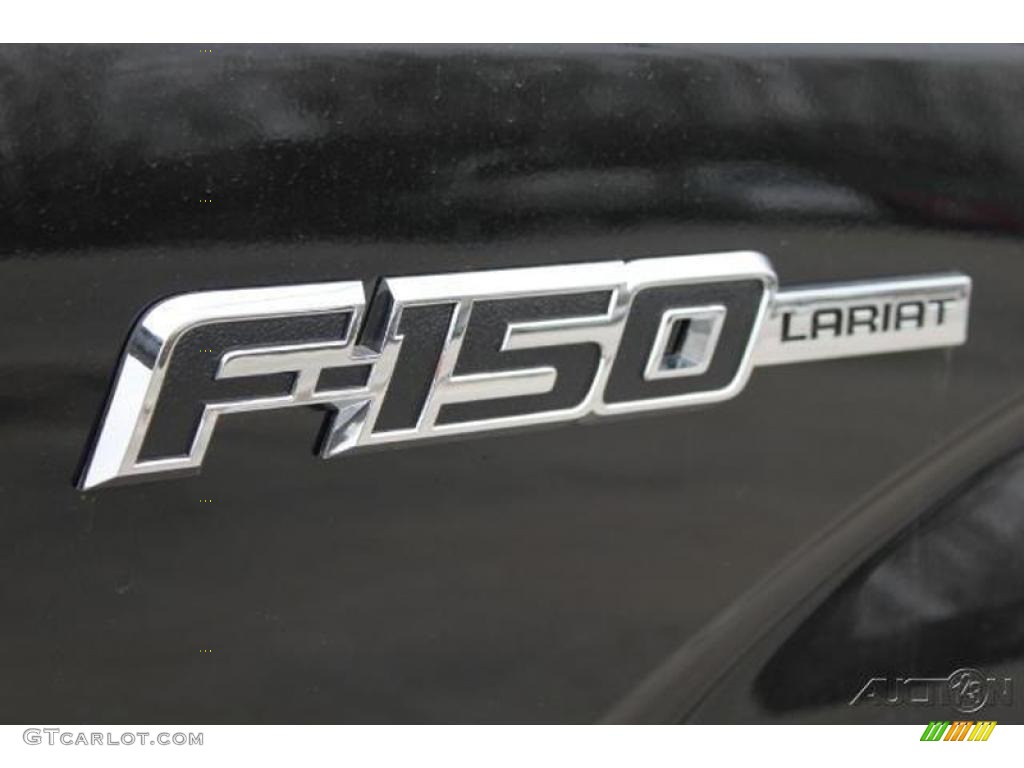 2010 F150 Lariat SuperCrew - Tuxedo Black / Tan photo #11