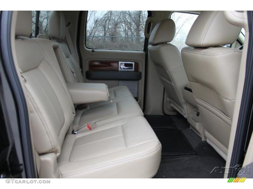 2010 F150 Lariat SuperCrew - Tuxedo Black / Tan photo #16