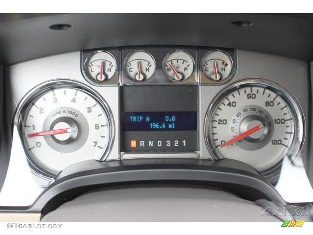 2010 F150 Lariat SuperCrew - Tuxedo Black / Tan photo #33