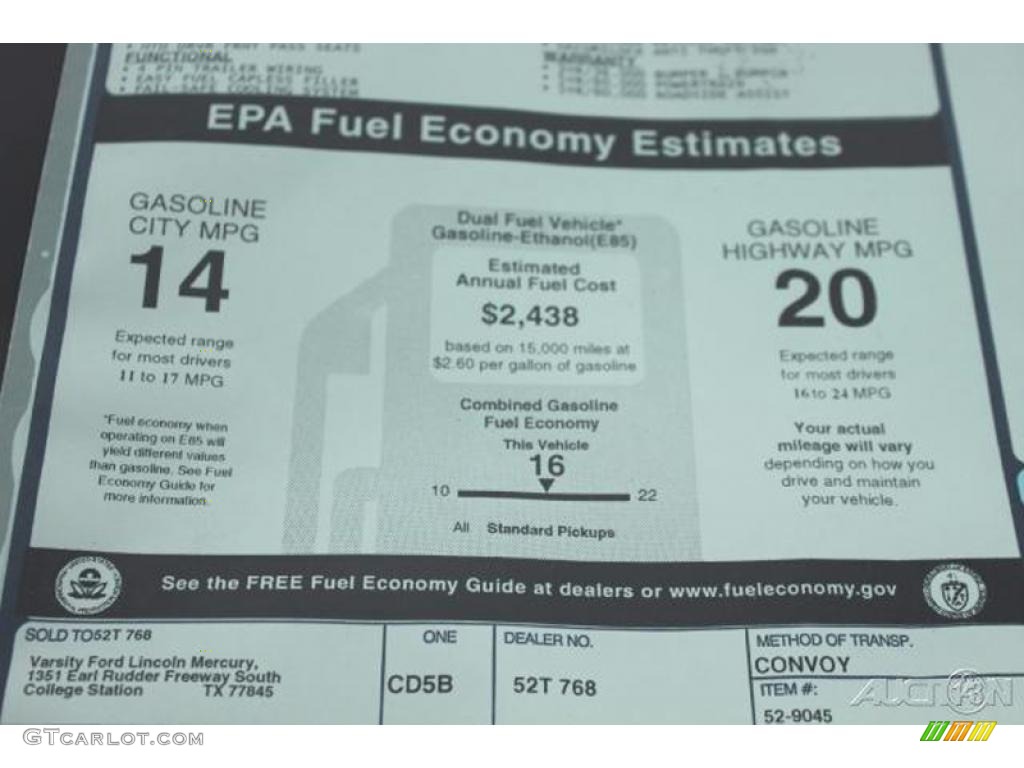 2010 F150 Lariat SuperCrew - Tuxedo Black / Tan photo #40