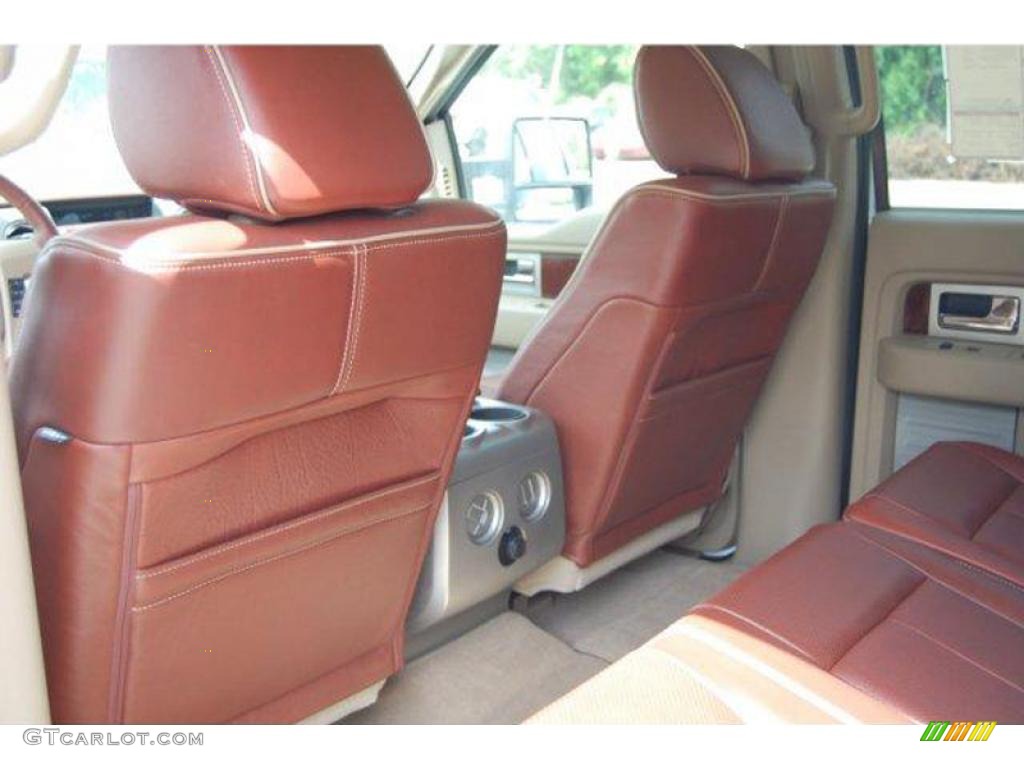 2010 F150 King Ranch SuperCrew - Oxford White / Chapparal Leather photo #10