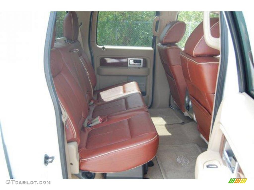 2010 F150 King Ranch SuperCrew - Oxford White / Chapparal Leather photo #12