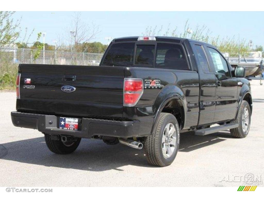 2010 F150 FX2 SuperCab - Tuxedo Black / Black photo #8