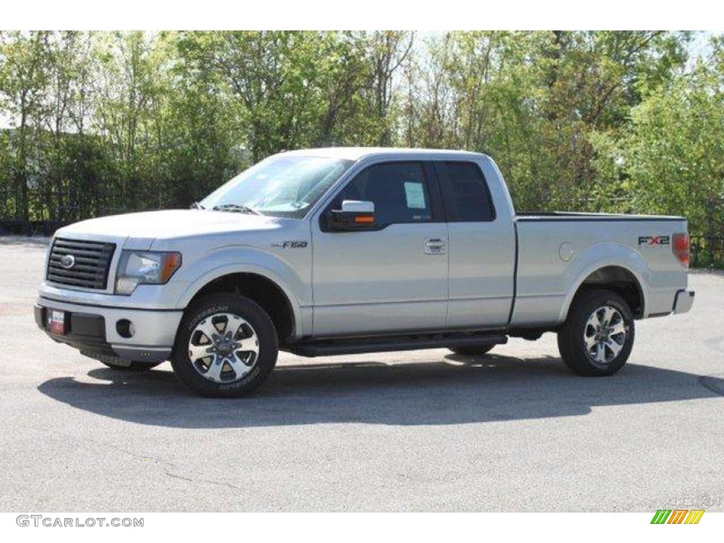 2010 F150 FX2 SuperCab - Ingot Silver Metallic / Black photo #4