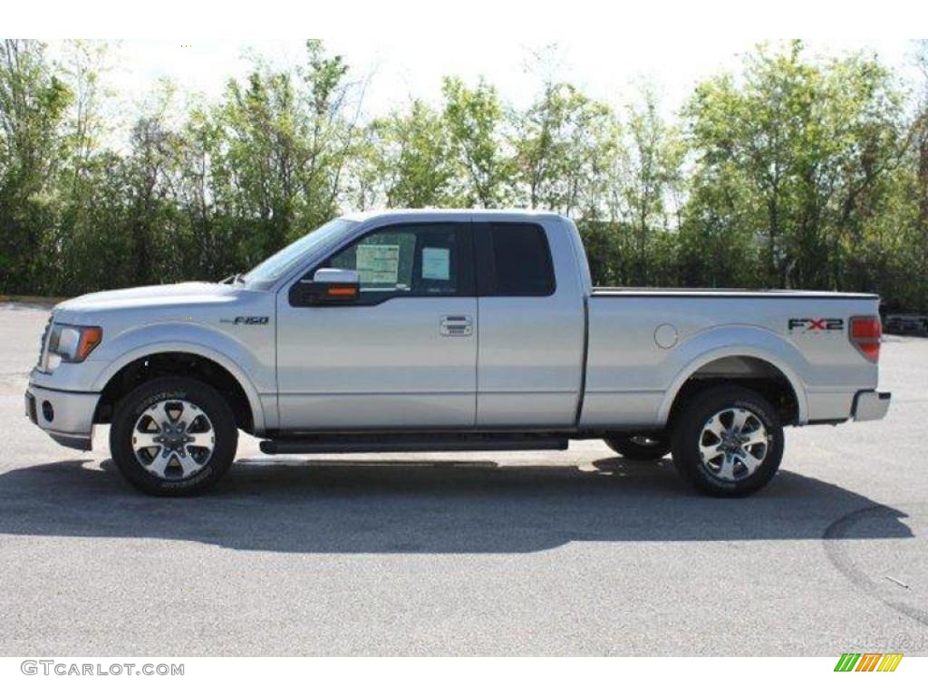 2010 F150 FX2 SuperCab - Ingot Silver Metallic / Black photo #5