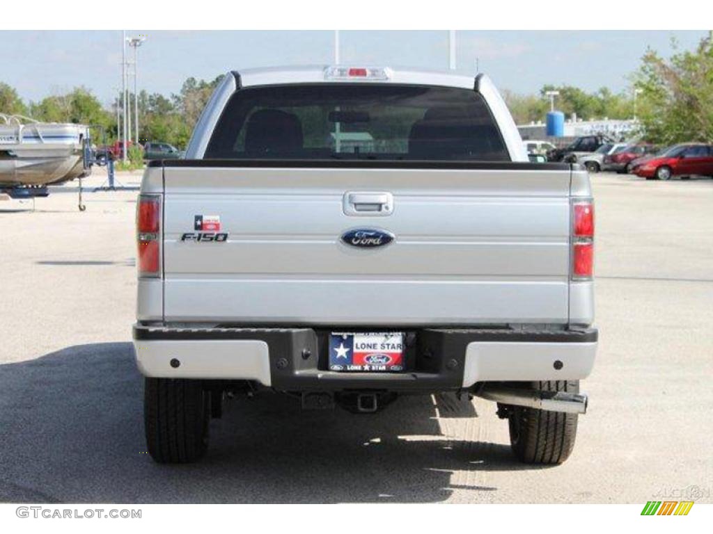 2010 F150 FX2 SuperCab - Ingot Silver Metallic / Black photo #7