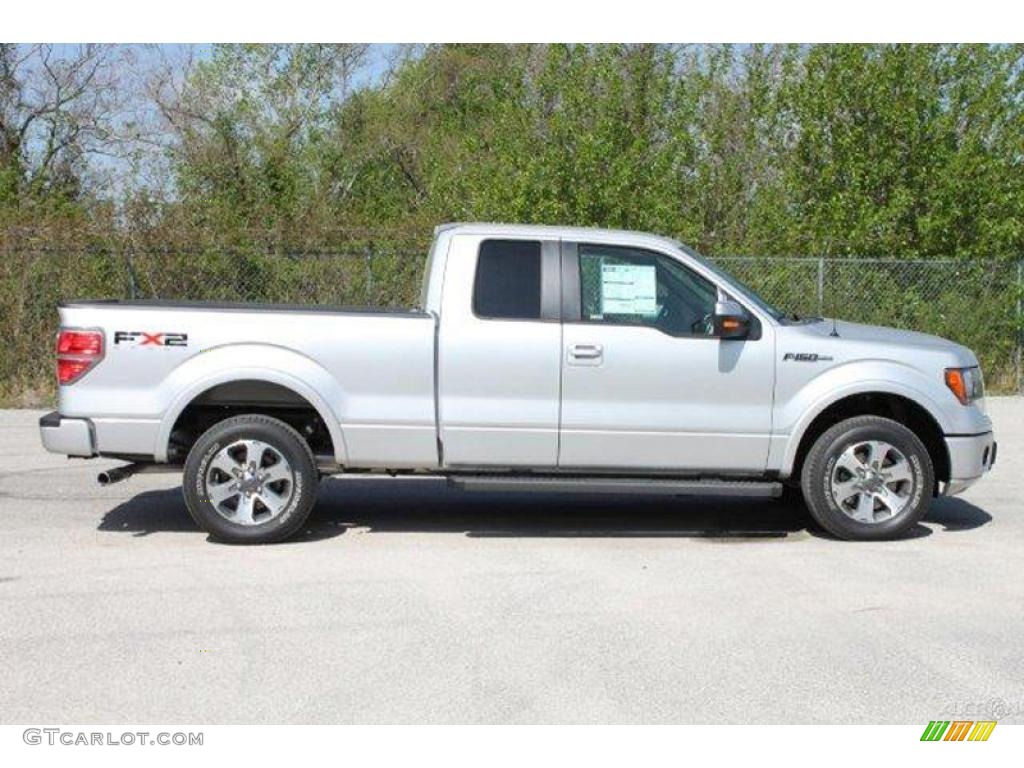 2010 F150 FX2 SuperCab - Ingot Silver Metallic / Black photo #9