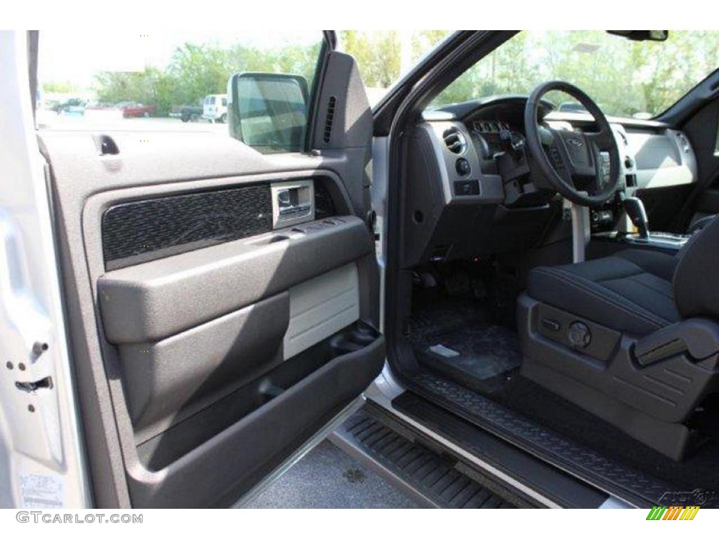 2010 F150 FX2 SuperCab - Ingot Silver Metallic / Black photo #19