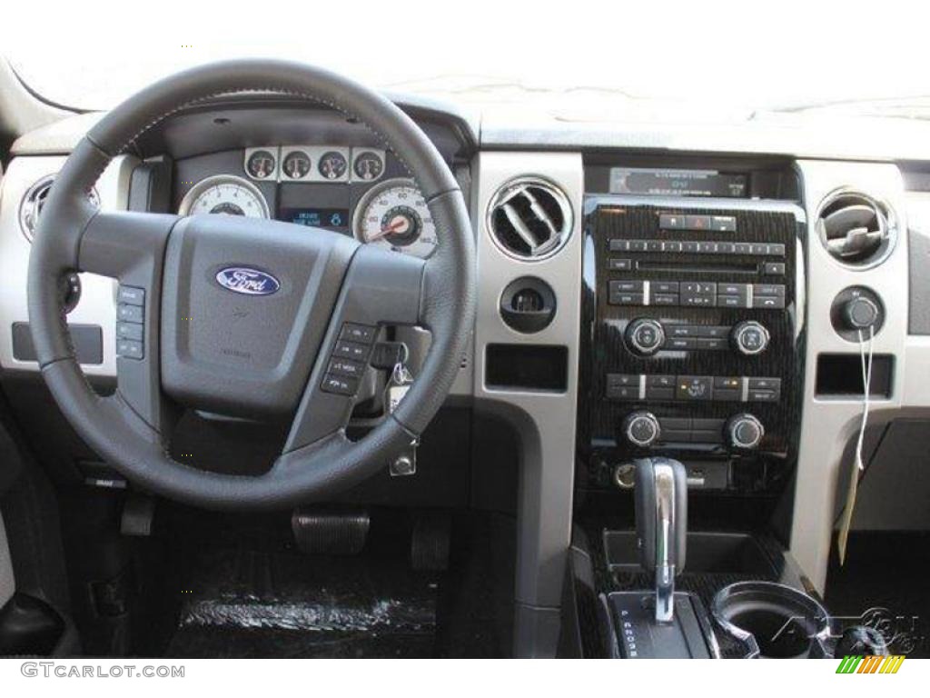 2010 F150 XL SuperCab - Ingot Silver Metallic / Black photo #25