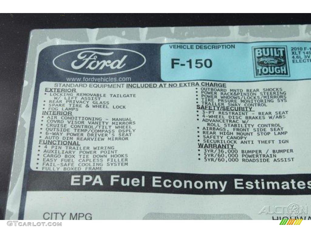 2010 F150 XL SuperCab - Ingot Silver Metallic / Black photo #38