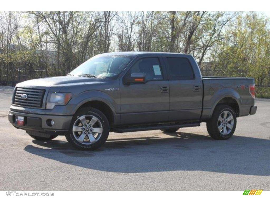 2010 F150 FX2 SuperCrew - Sterling Grey Metallic / Black photo #4