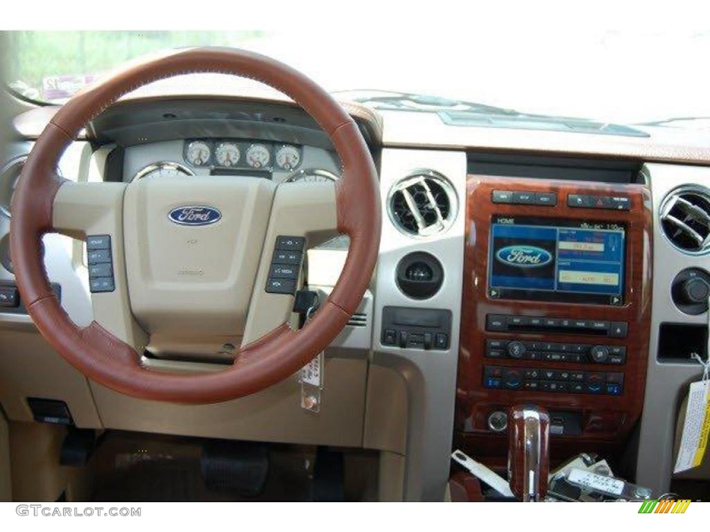 2010 F150 King Ranch SuperCrew - Tuxedo Black / Chapparal Leather photo #12