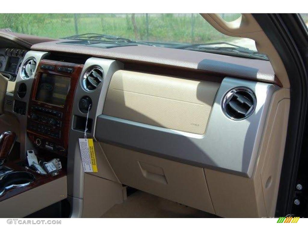 2010 F150 King Ranch SuperCrew - Tuxedo Black / Chapparal Leather photo #18