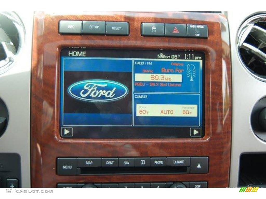 2010 F150 King Ranch SuperCrew - Tuxedo Black / Chapparal Leather photo #22