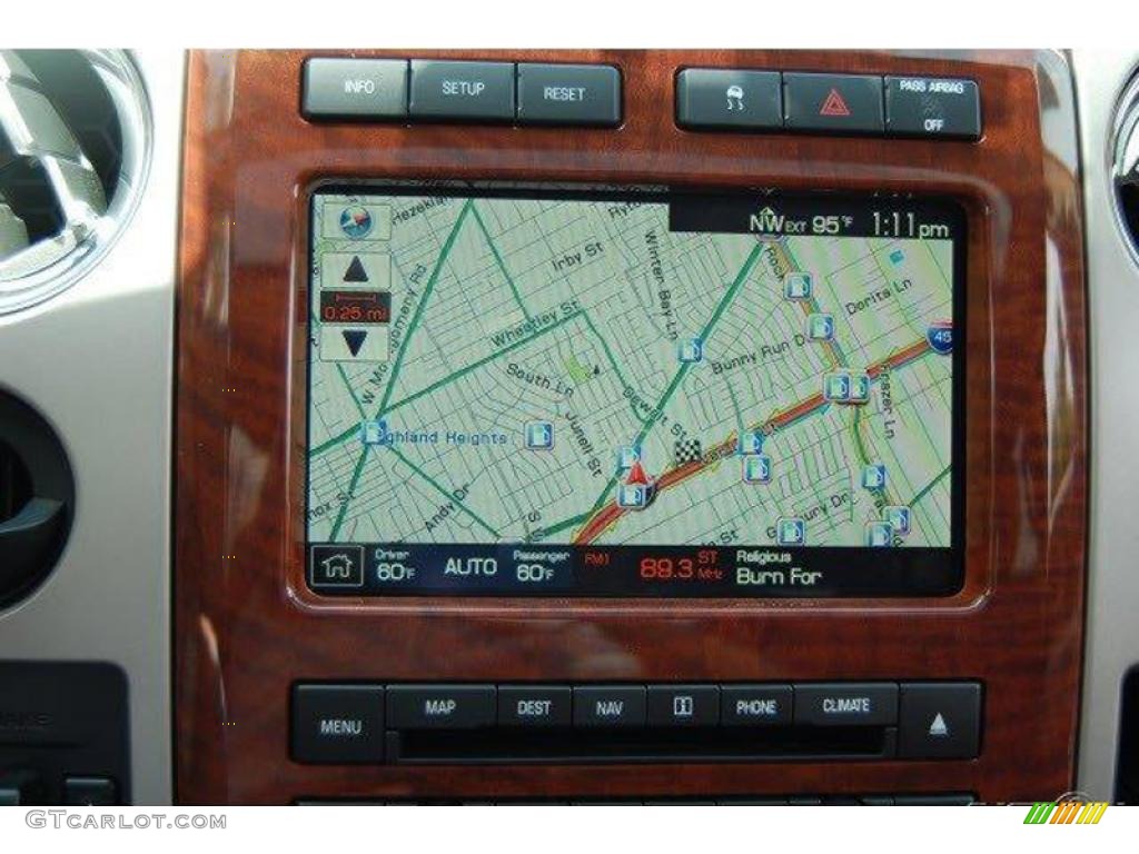 2010 F150 King Ranch SuperCrew - Tuxedo Black / Chapparal Leather photo #23