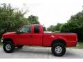 2000 Red Ford F250 Super Duty Lariat Extended Cab 4x4  photo #4