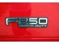 2000 Red Ford F250 Super Duty Lariat Extended Cab 4x4  photo #103